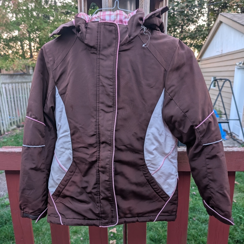 Girls Sz Lg Faded Glory Winter Jacket